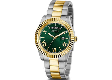 Guess Herrenuhr Connoisseur Edelstahl Farbe bicolor GW0265G8